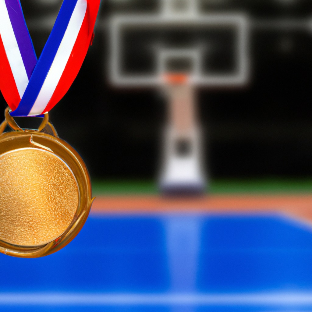 Illustration of USA Basketball Eyes Gold: Team USA Takes on Brazil in Olympic Knockouts!