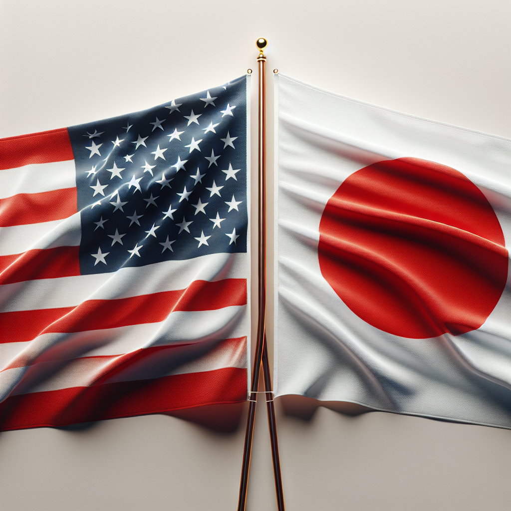 Illustration of USA and Japan Set for Historic Quarterfinal Showdown at 2024 Olympics.