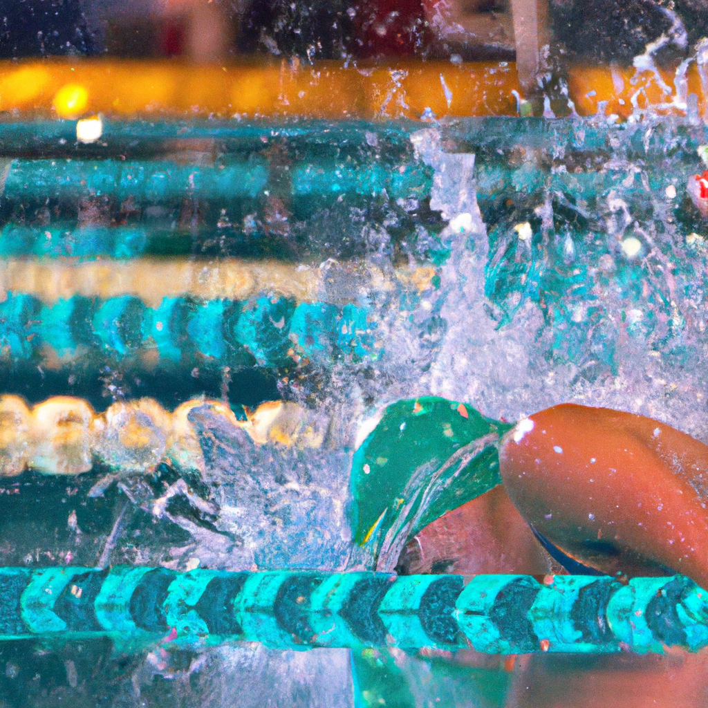 Illustration of U.S. Swimmers Shine, Set Records Amid Medal Count Shift