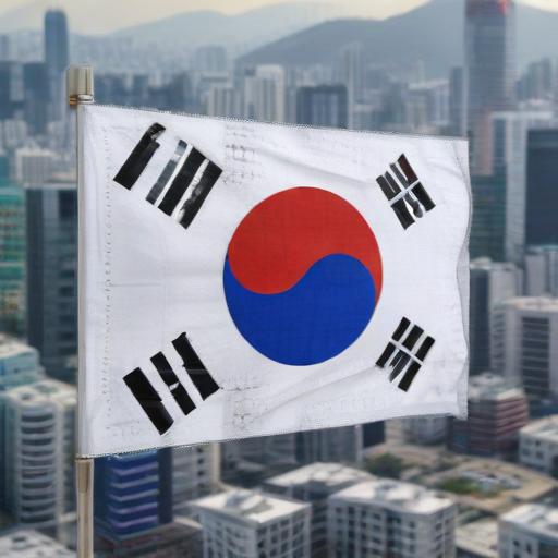Illustration of AI Boost: South Korea's Productivity Gains Amid Geopolitical Tensions