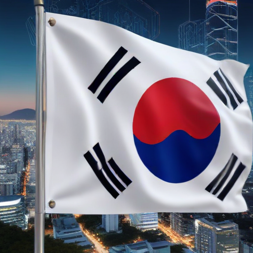 Illustration of AI Boosts South Korea's Economy Amid Geopolitical Uncertainties