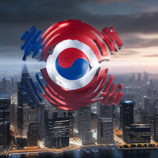 Illustration of AI Boosts South Korea's Economy, But Geopolitical Tensions Loom