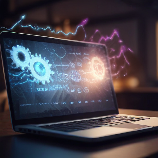 Illustration of AI Revolutionizes Content Creation Amid Market Shifts and Tech Innovations