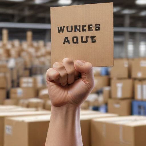 Illustration of Amazon Workers Unite: Global Strike Set for Black Friday