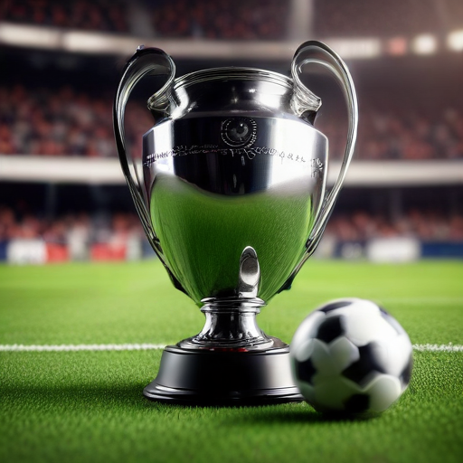 Illustration of Arsenal's Champions League Glory: A 5-1 Statement Victory!