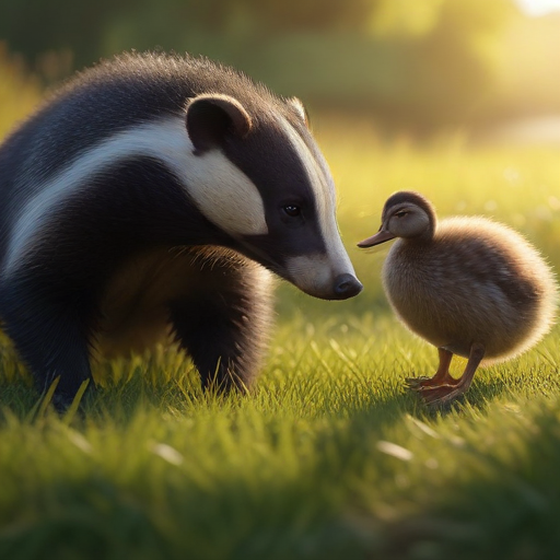 Illustration of Badgers Battle Ducks: Hope Amidst Heartbreak