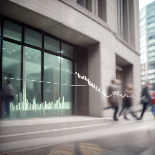 Illustration of Banks Brace for Impact as Debt Soars and Rates Rise