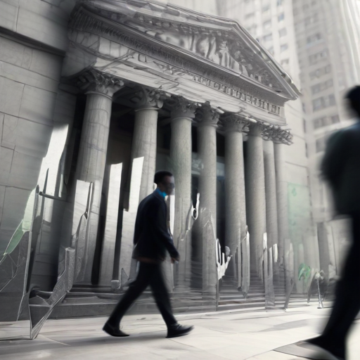 Illustration of Banks Brace for Lending Risks Amid Rising Rates and Inflation