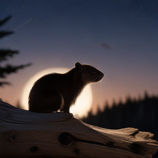 Illustration of Beaver Moon: A Celestial Showcase You Won't Want to Miss!