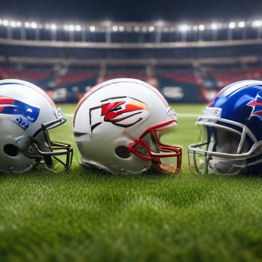 Illustration of Bills vs. Chiefs: A Clash of Titans in NFL's Fiercest Rivalry