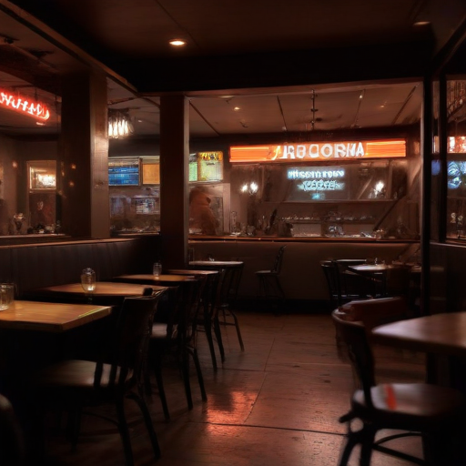 Illustration of Bissonnette's Brave Stand: A Night of Chaos Unfolds at Arizona Eatery