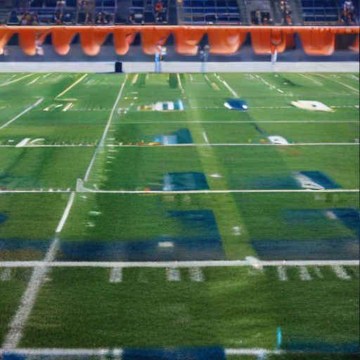 Illustration of Boise State's Blue Turf: The Game-Changer in College Football!