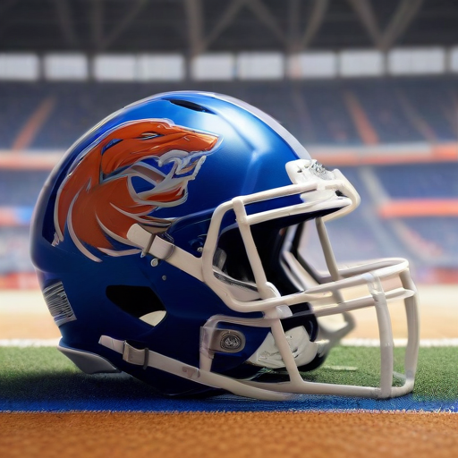 Illustration of Boise State's Jeanty Shines as Broncos Aim for Playoff Glory