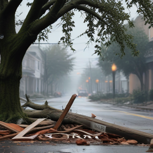 Illustration of "Bomb Cyclone Chaos: Communities Unite Amidst Destructive Storm"