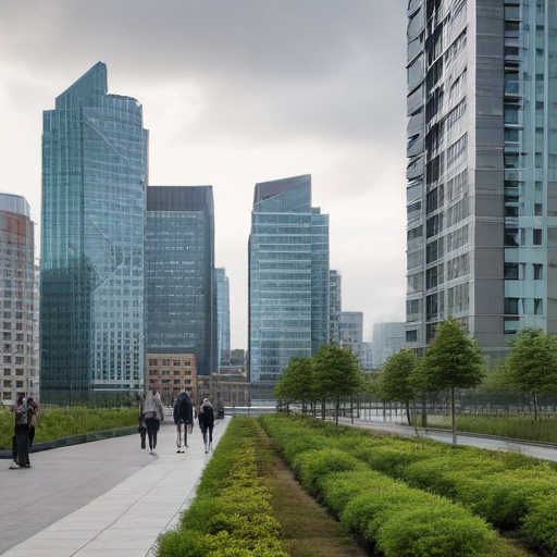 Illustration of Canary Wharf Set for a Transformation: A New Era of Urban Living and Innovation