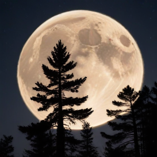 Illustration of Catch the Celestial Wonders: Beaver Moon and Meteor Showers Await!