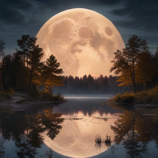 Illustration of Catch the Last Supermoon of 2024: Don't Miss the Beaver Moon!