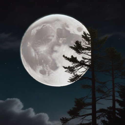 Illustration of Catch the Last Supermoon of 2024: The Beaver Moon Shines Bright!