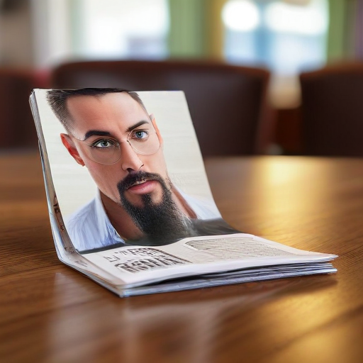 Illustration of Channing Tatum's Bold Transformation: What's Behind the Goatee?