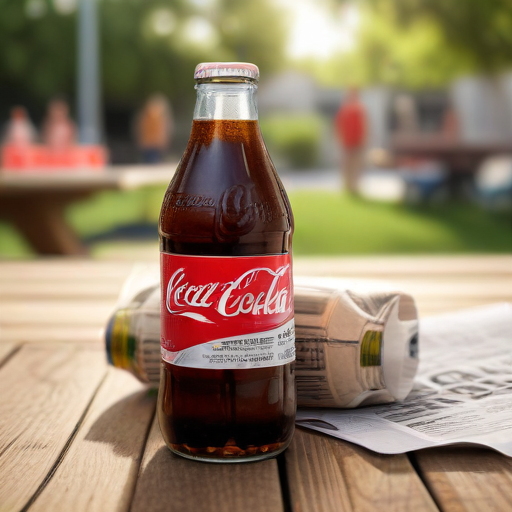 Illustration of Coca-Cola's Strong Quarter Amid Soda Sales Slump: What's Next?