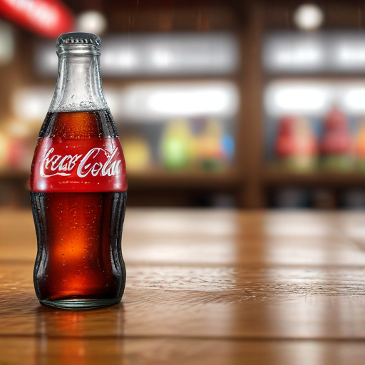 Illustration of Coca-Cola's Surprising Second-Quarter Success Amid Shifting Consumer Trends