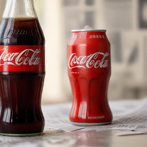 Illustration of Coca-Cola's Surprising Success Amid Soda Sales Slump