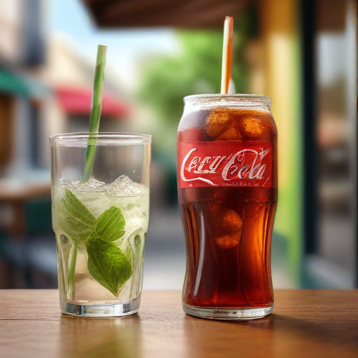 Illustration of Coca-Cola's Thriving Strategy Amid Shifting Consumer Preferences