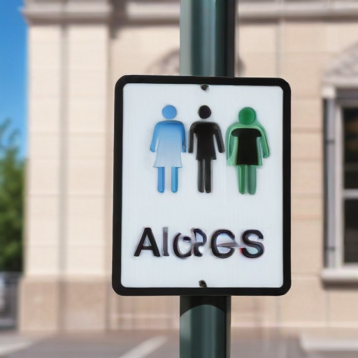 Illustration of Congress Faces Tensions Over Transgender Rights and Restroom Access