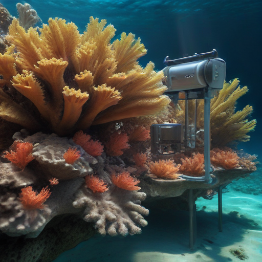 Illustration of Coral Vita: Revolutionizing Coral Restoration with High-Tech Solutions