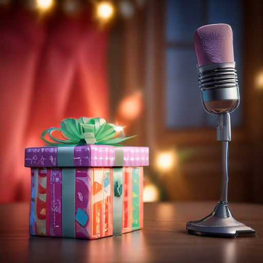 Illustration of Country Stars Share Laughs: A Surprise Prank and Heartfelt Gifts on Stage