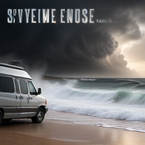 Illustration of Cyclone Chaos: West Coast Braces for Historic Storm Impact