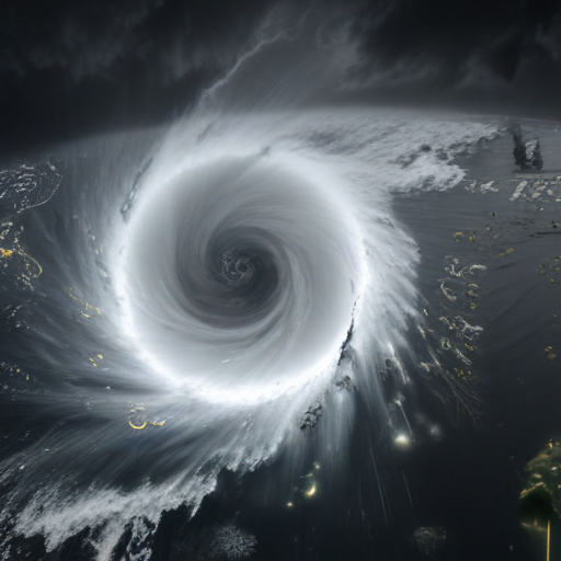 Illustration of Cyclone Fury: GOES-18 Reveals Devastating Weather Event’s Impact