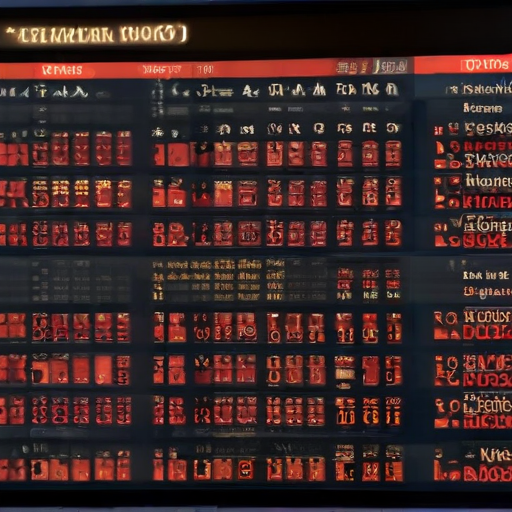 Illustration of Delta Air Lines Faces Turmoil: Flight Cancellations Soar After Software Outage