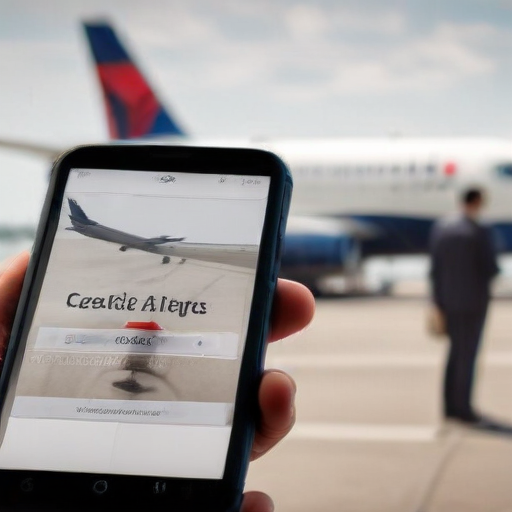 Illustration of Delta Air Lines Under Fire: DOT Launches Investigation Amid Cancellations Crisis