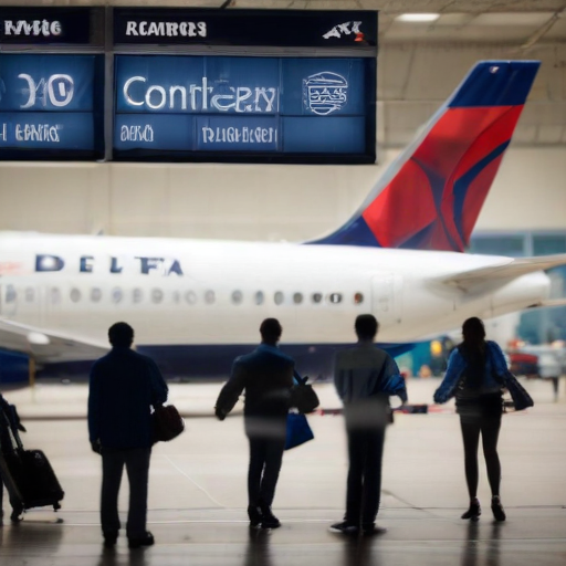 Illustration of Delta Air Lines Under Scrutiny: Flight Cancellations Spark Federal Investigation