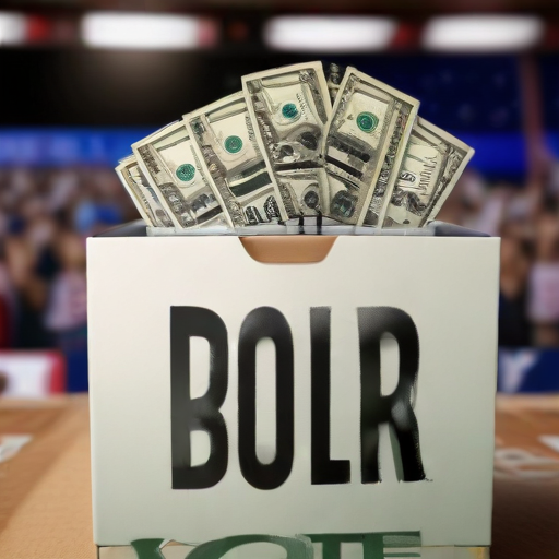 Illustration of Democratic Fundraising Surges: What Biden's Decision Means for 2024