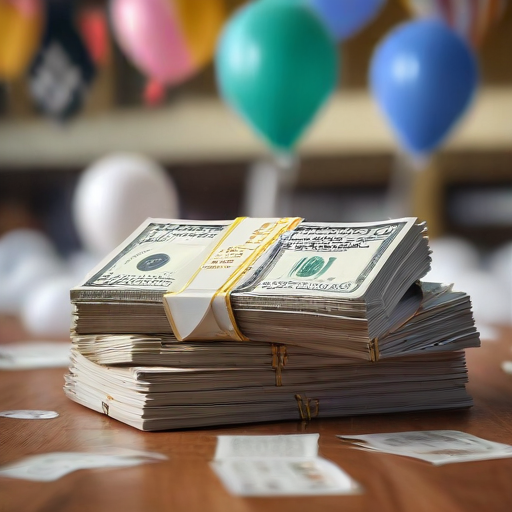 Illustration of Democrats Cash In: $100 Million Fundraising Surge After Biden's Announcement