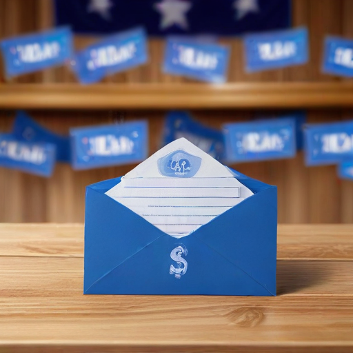 Illustration of Democrats Surge: Record Fundraising Sparks 2024 Campaign Buzz