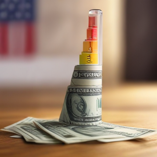 Illustration of Democrats Surge with Record-Breaking Fundraising After Biden's Decision