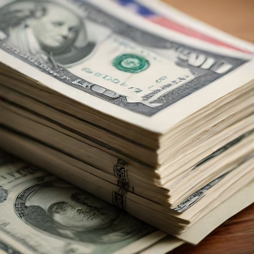 Illustration of Democrats Surge with Record Fundraising Following Biden's Endorsement of Harris