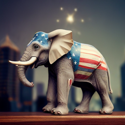 Illustration of Disney Heiress Reignites Support for Democrats: Is Harris the Future?