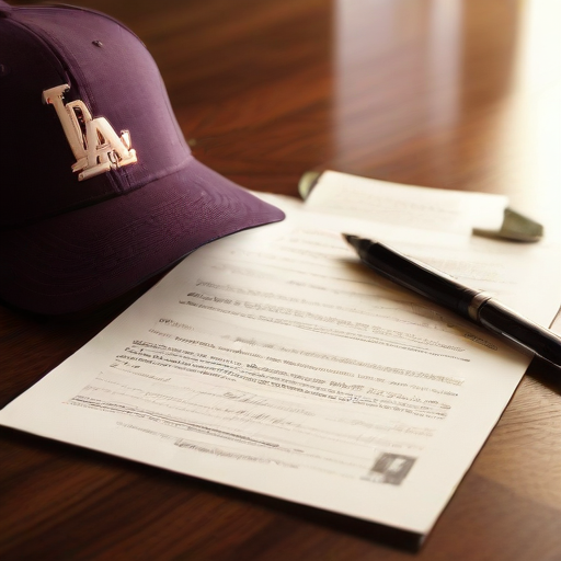 Illustration of Dodgers Score Big: Blake Snell Signs Historic Deal!