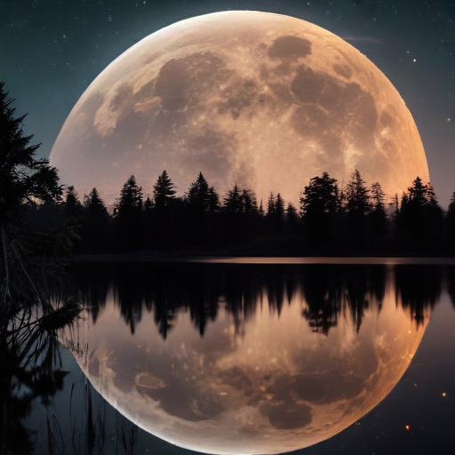 Illustration of Don't Miss the Last Supermoon of 2023: The Beaver Moon Shines Bright!