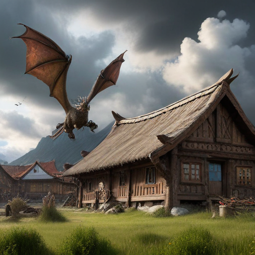 Illustration of Dragons and Vikings Reimagined: The Live-Action "How to Train Your Dragon" Teaser is Here!