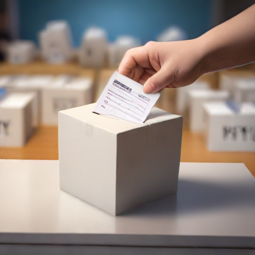 Illustration of Electoral College Shake-Up: What Early Voter Surge Means for 2024