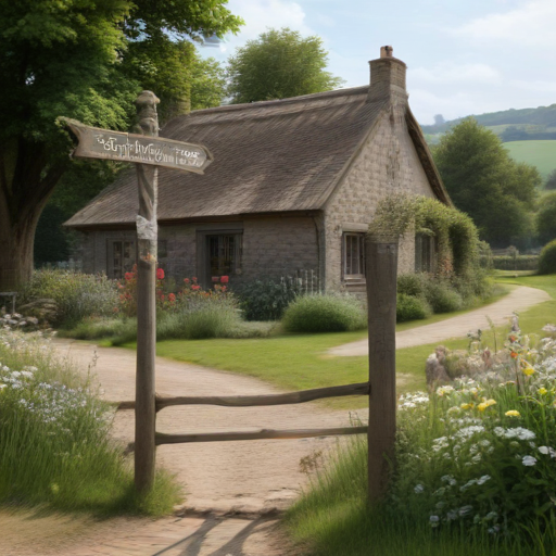 Illustration of Ellen DeGeneres Ditches Hollywood for a Fresh Start in Rural England