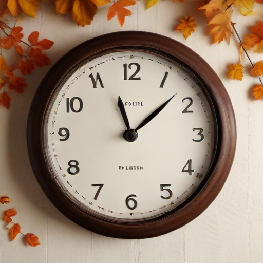 Illustration of Fall into Standard Time: Michigan's Clock Reset Is Here!