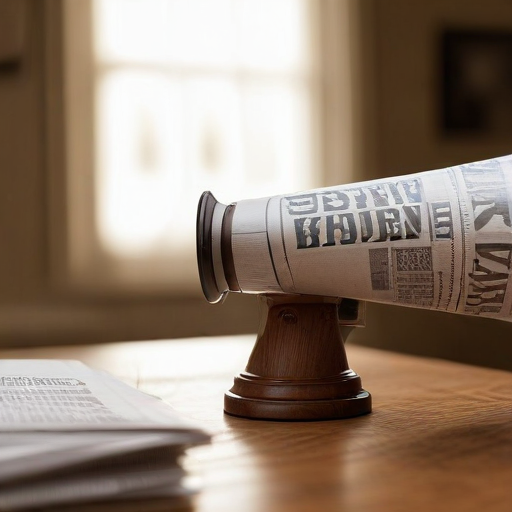 Illustration of Gates Calls for Action: Why Supporting Biden is Crucial for America's Future