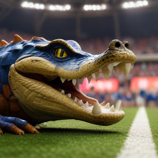 Illustration of Gators Shatter Ole Miss Dreams in Thrilling Upset