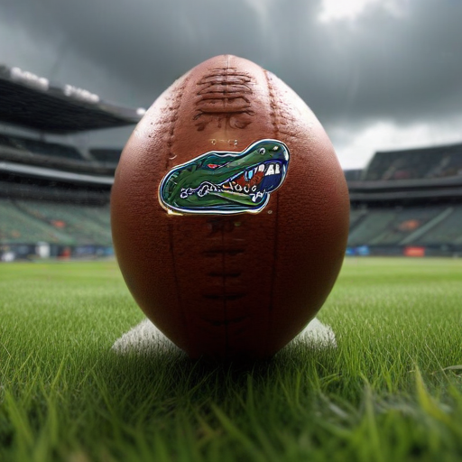 Illustration of Gators vs. Rebels: A Battle for Redemption and Momentum